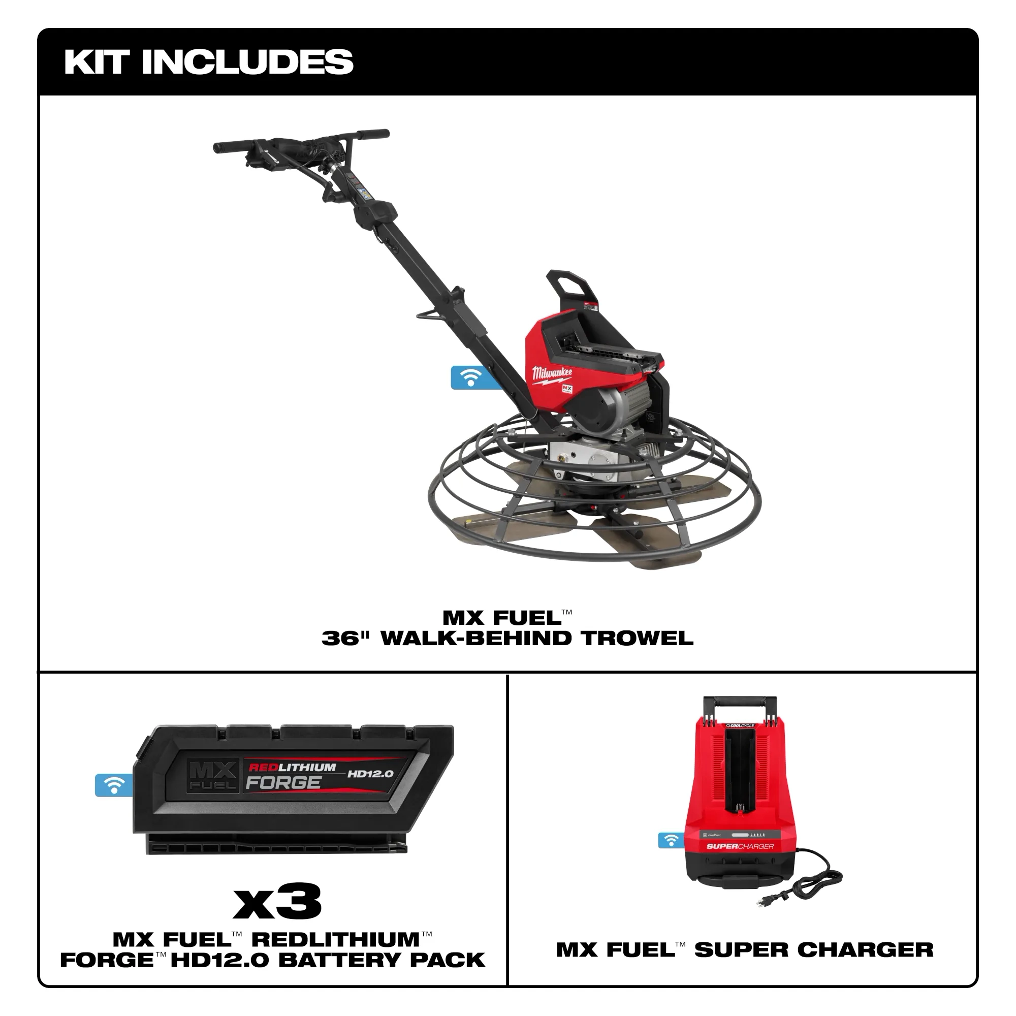 Kit de llana de empuje MX FUEL™ de 36