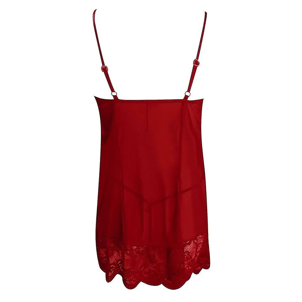 Lady Sexy Encaje Lencería Ropa de Dormir Camisón