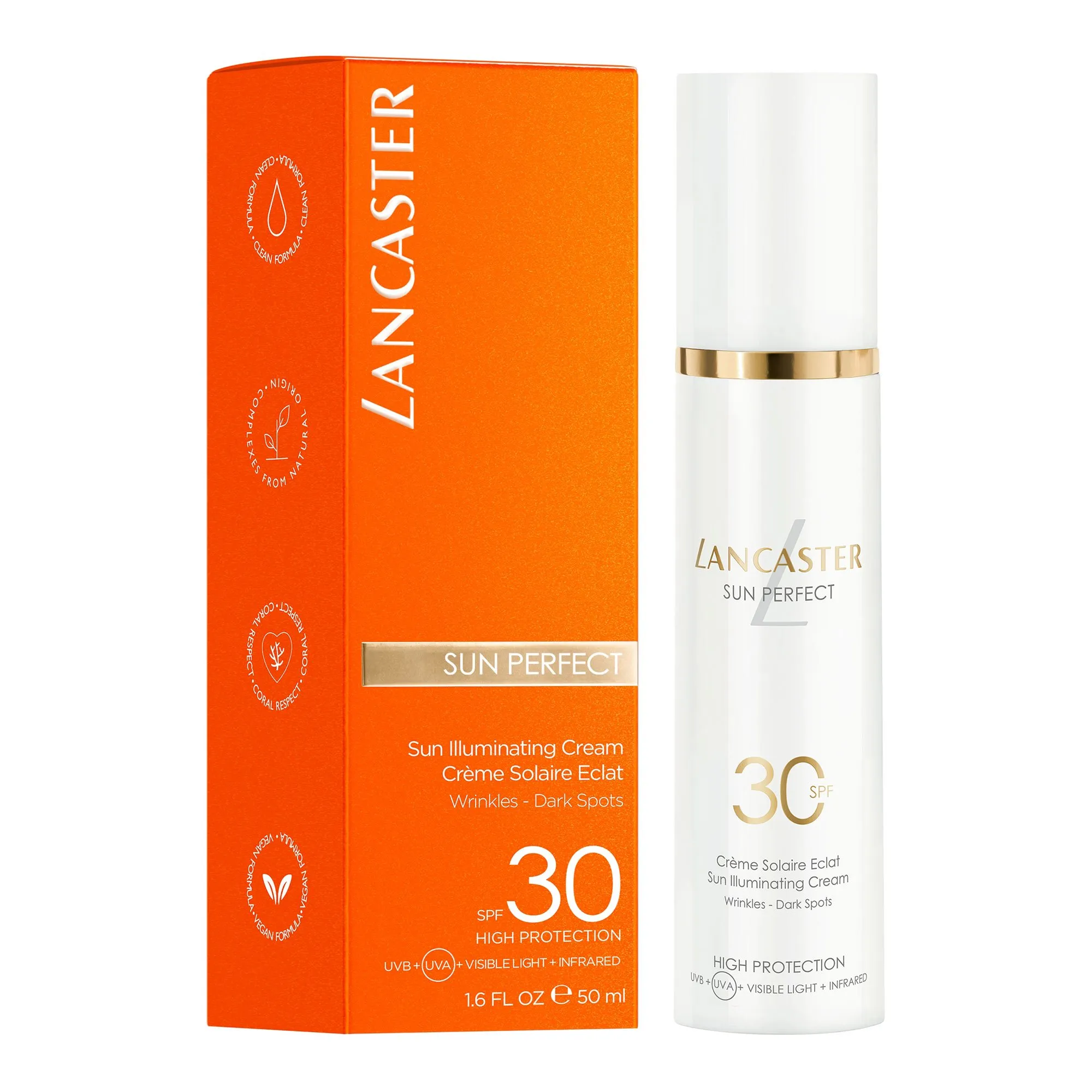 LANCASTER SPF 30 SUN PERFECT CREMA ILUMINADORA ARRUGAS MANCHAS