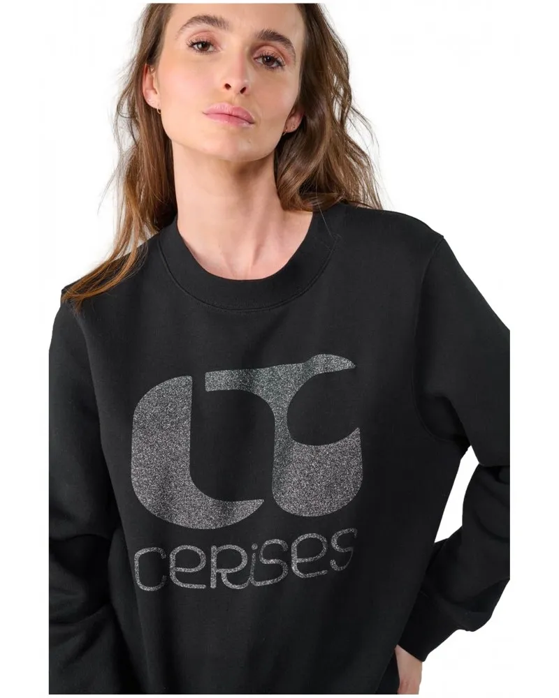 LE TEMPS DES CERISES  SUDADERA PAOLO CON LOGOTIPO EN GLITTER