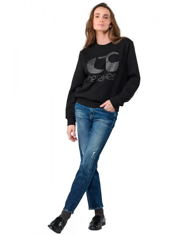 LE TEMPS DES CERISES  SUDADERA PAOLO CON LOGOTIPO EN GLITTER