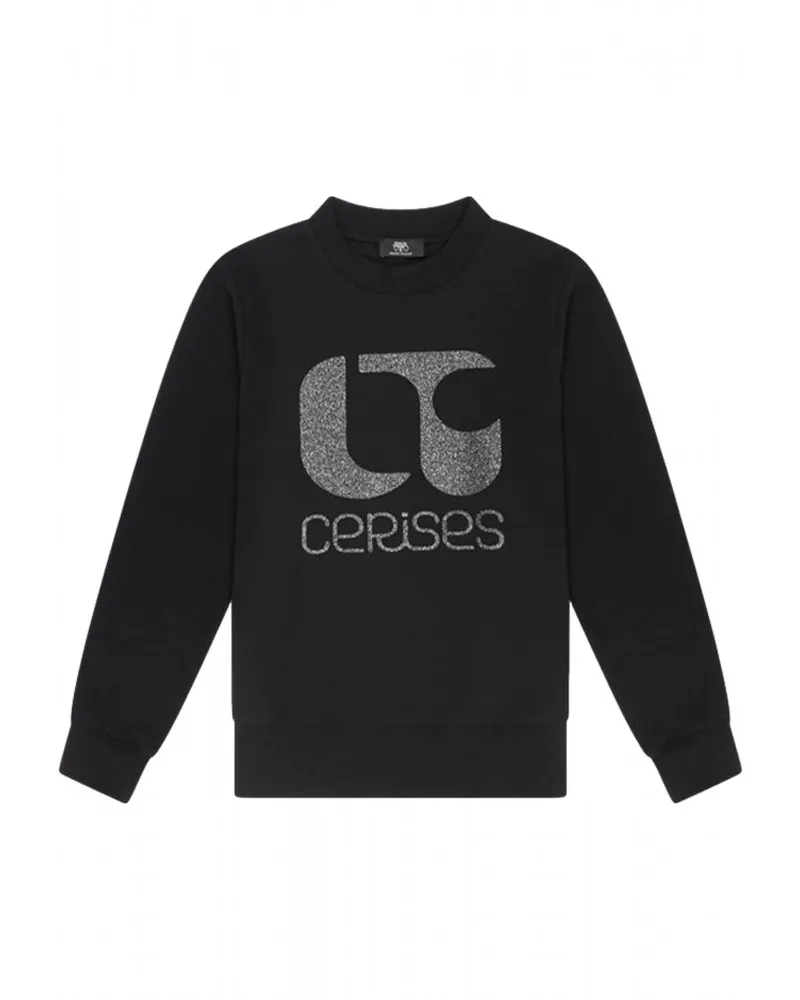 LE TEMPS DES CERISES  SUDADERA PAOLO CON LOGOTIPO EN GLITTER