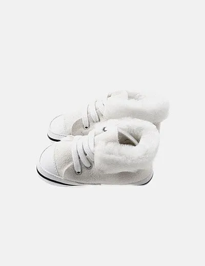 Leon Shoes Zapatilla beige interior pelo