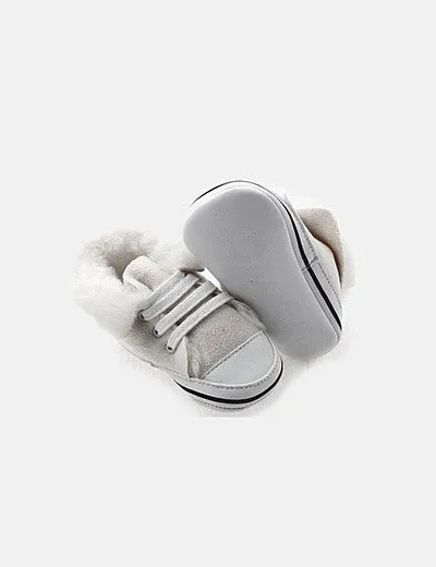 Leon Shoes Zapatilla beige interior pelo