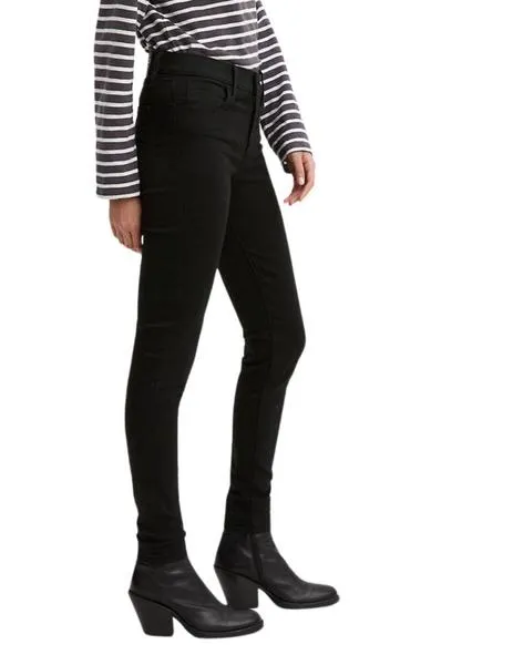 LEVIS PANTALóN 720 HIGHWAISTED SUPER SKINNY NEGRO