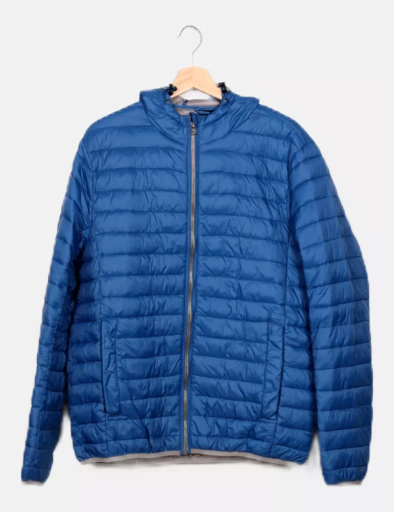 Livergy Abrigo acolchado fino azul