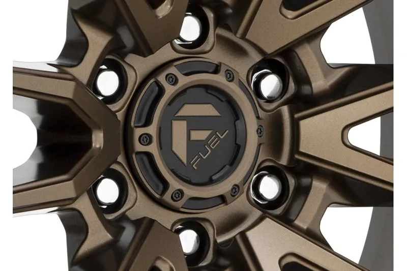 LLANTA DE ALEACIóN D681 REBEL 6 MATTE BRONZE BLACK BEAD RING FUEL 10.0X22 ET13 106,1 6X139,7