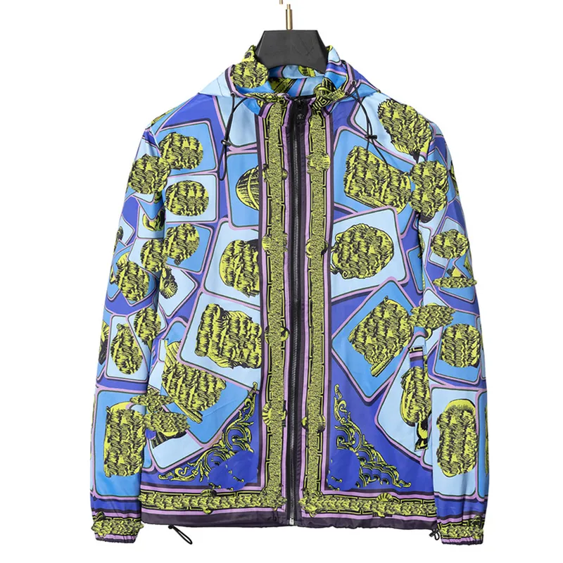 Luxury diseñador chaqueta para hombres gorros de abrigo de invierno estilistas delgados estilistas delgados windbreaker auxil