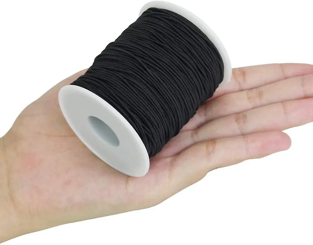 Lytivagen 1mm 100m cordon lastique, cordon d'artisanat, fil rouleau de cordon elastique pour bracelets, bricolage artisanat,
