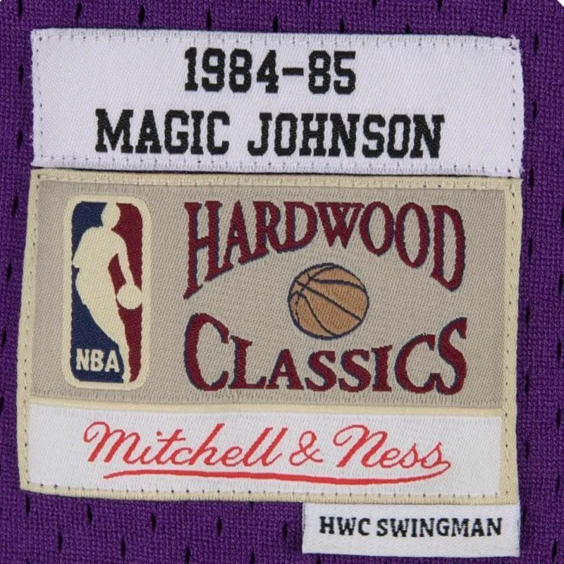 MAGIC JOHNSON LOS ANGELES LAKERS HARDWOOD CLASSIC MORADA 8485