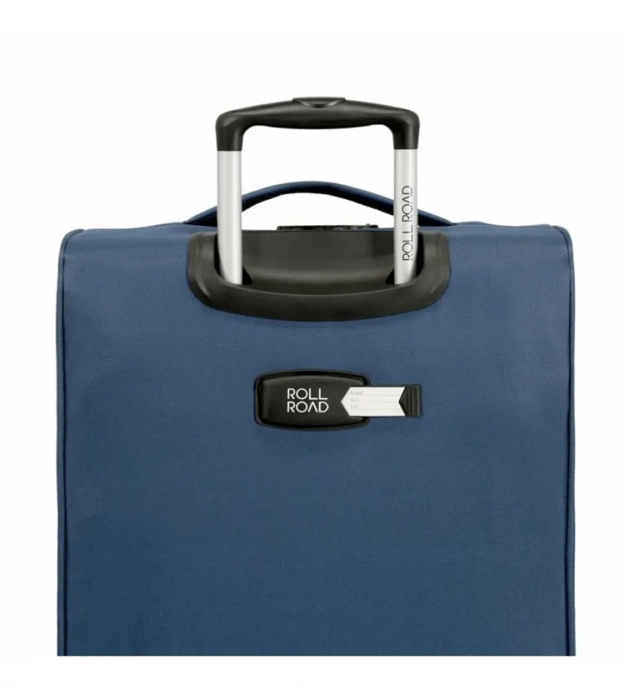 MALETA DE CABINA ROLL ROAD ROYCE 55CM AZUL 40X55X20CM