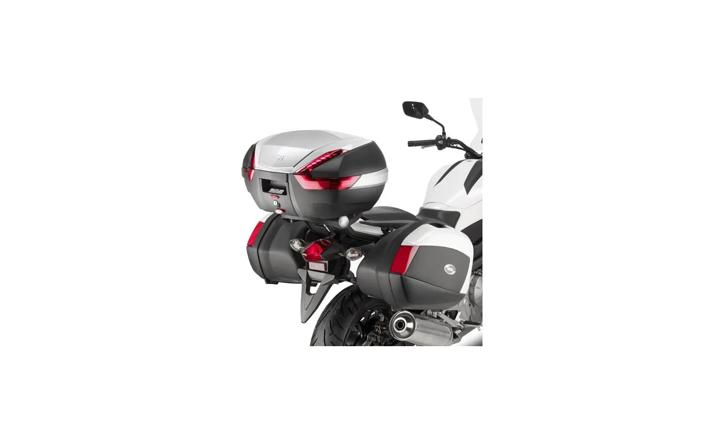 Maletas Laterales Givi Mkside 34 Litros V35 con V Negro Base N con 3B V35N