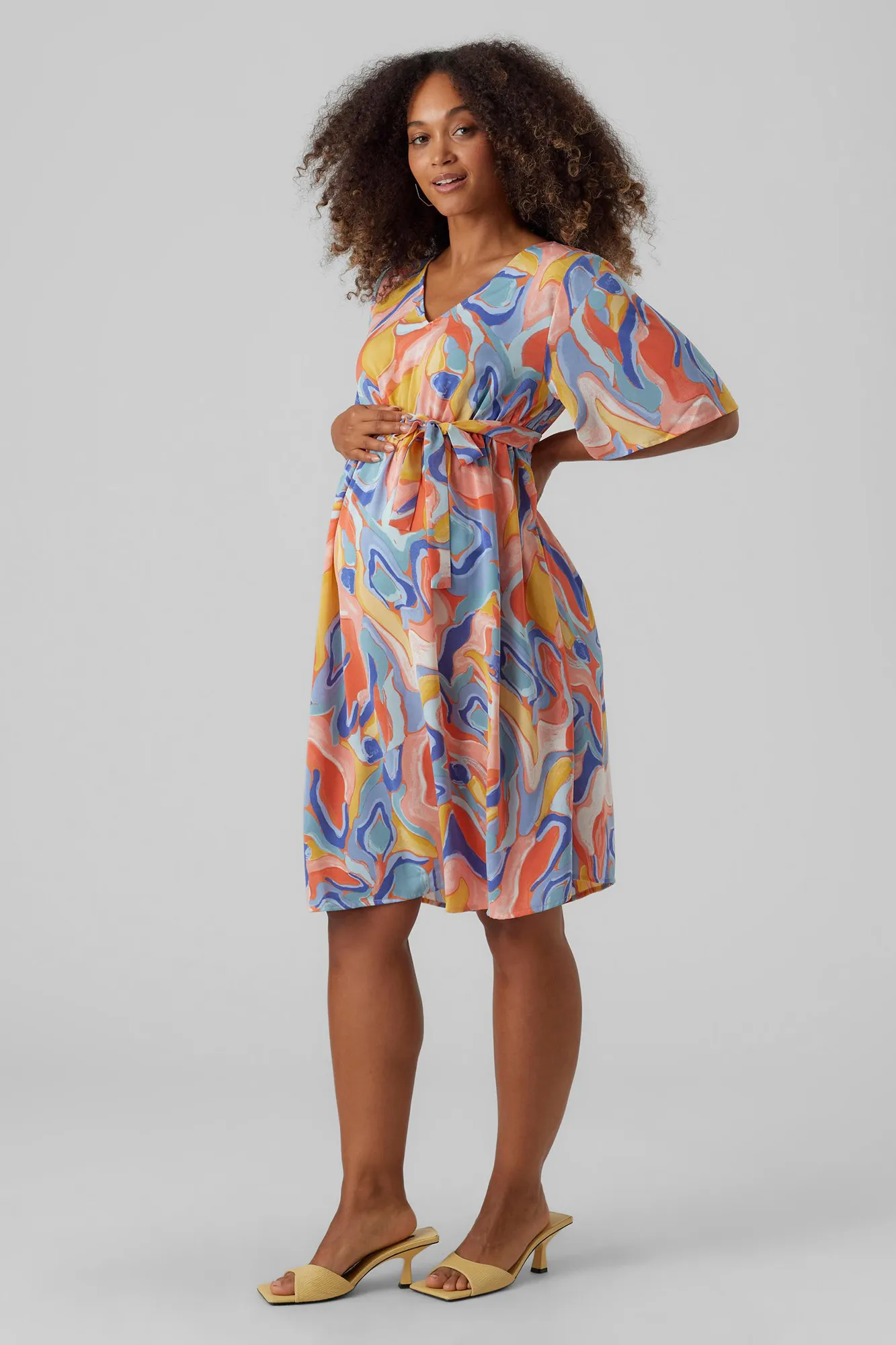 Mamalicious Vestido corto manga 2/4 maternity
