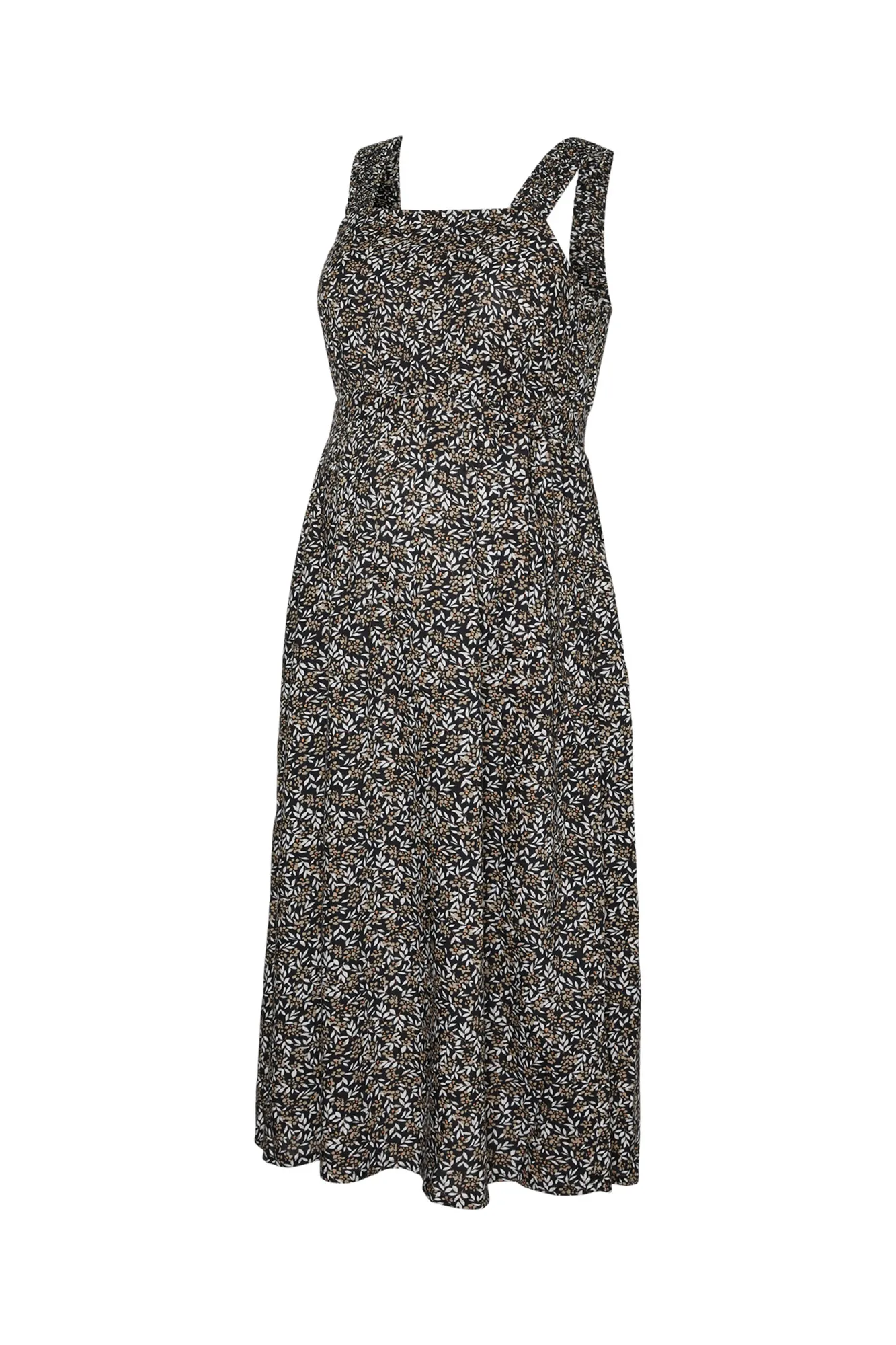 Mamalicious Vestido midi maternity de tirantes