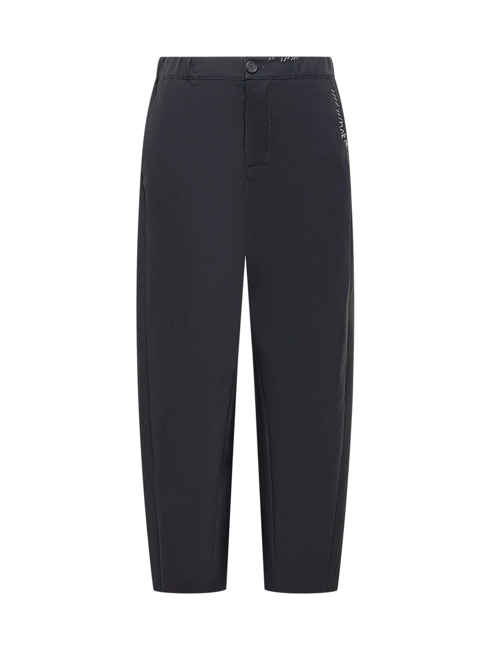 MARNI Virgin Wool Flower Detail Trousers