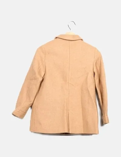 Massimo Dutti Abrigo corto camel