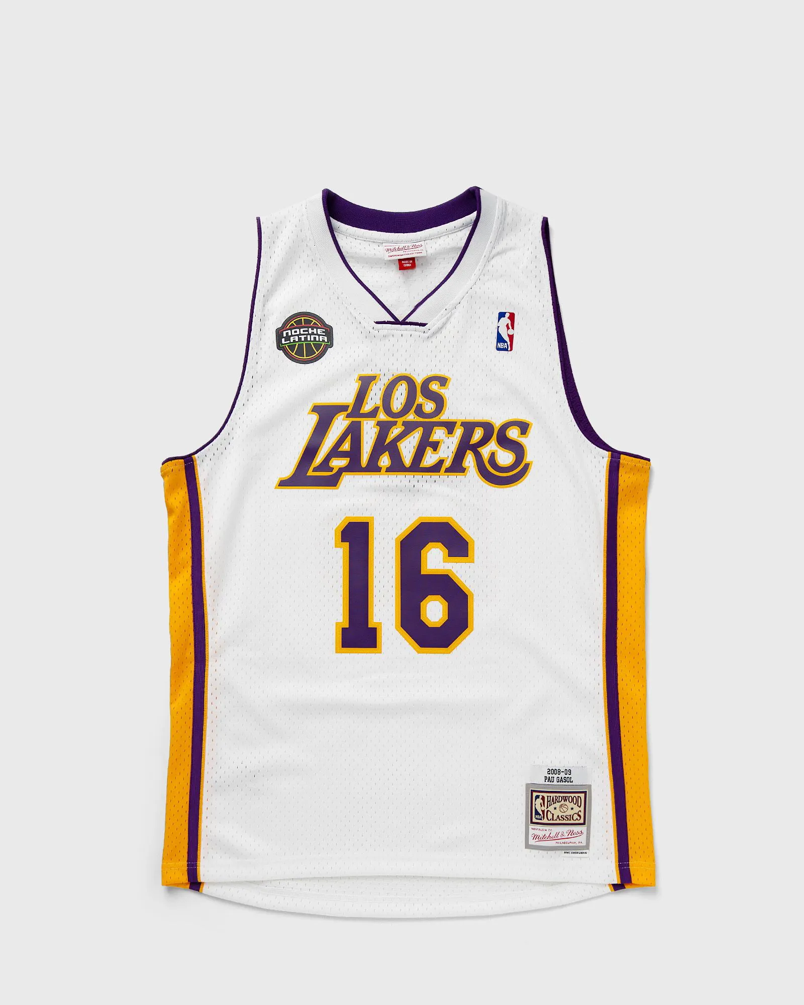 MITCHELL & NESS NBA SWINGMAN JERSEY LOS ANGELES LAKERS 200809 PAU GASOL #16