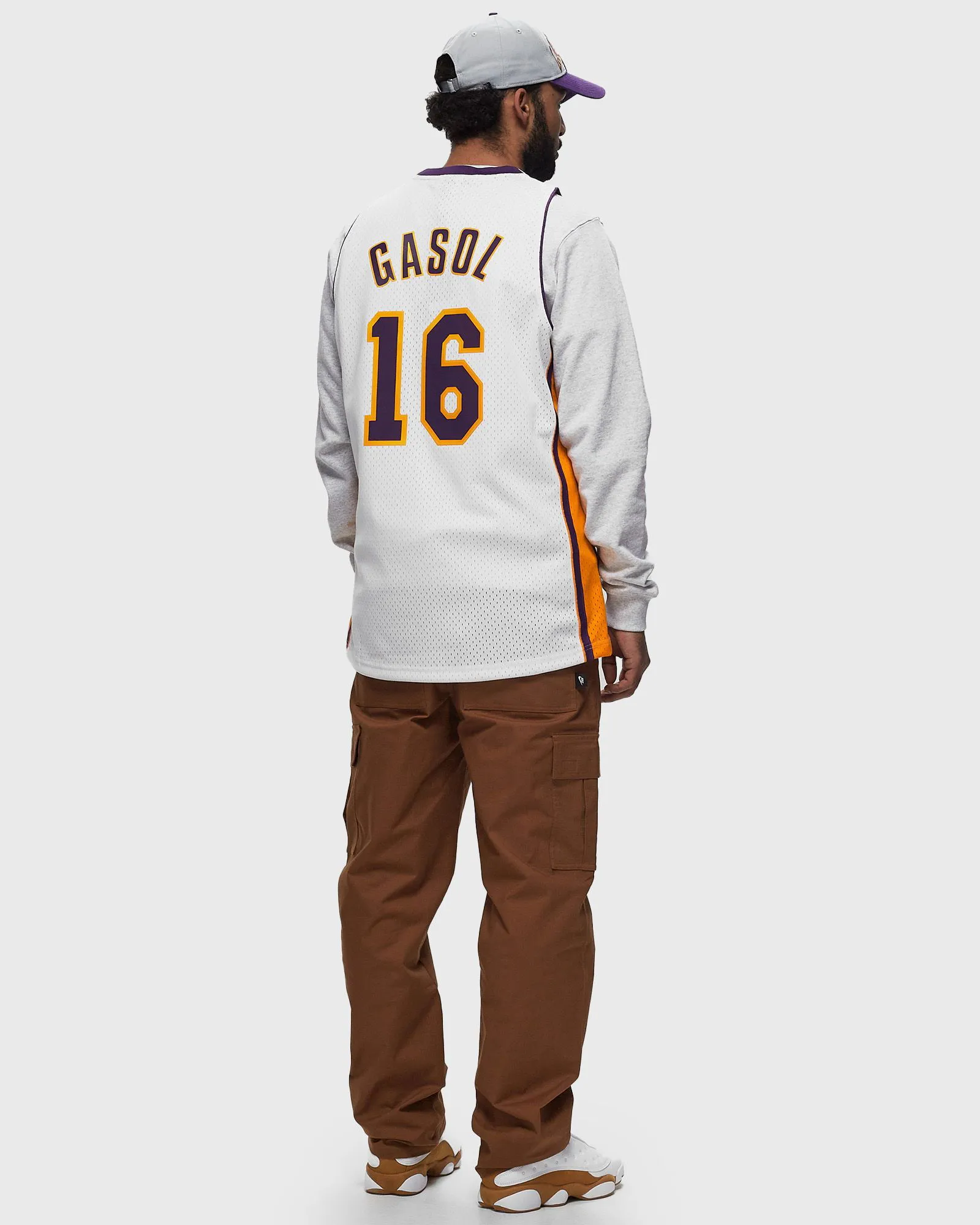 MITCHELL & NESS NBA SWINGMAN JERSEY LOS ANGELES LAKERS 200809 PAU GASOL #16
