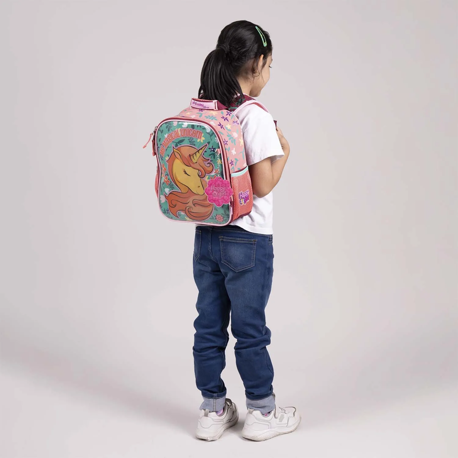 Mochila Rosa Chica Para Nia Happy Girl Chenson Manico