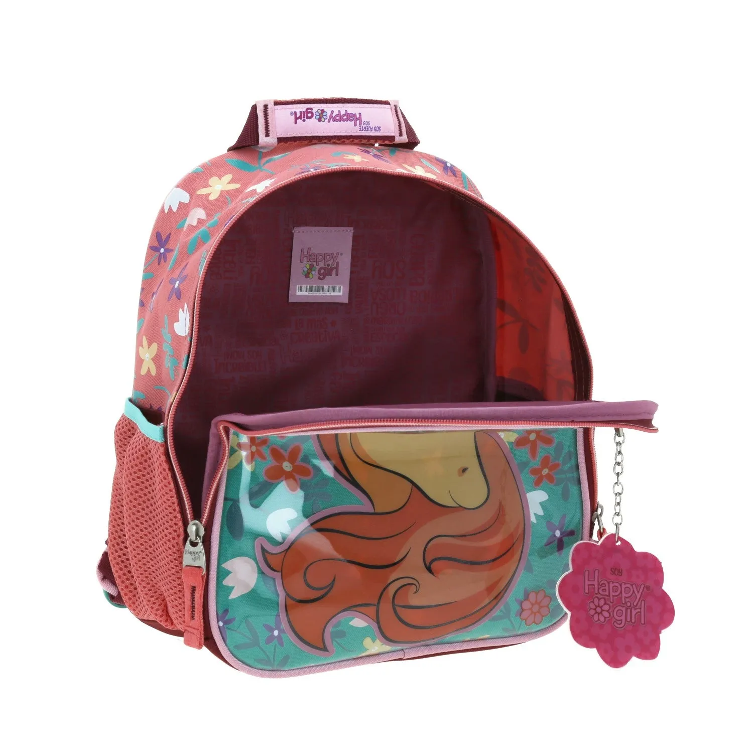 Mochila Rosa Chica Para Nia Happy Girl Chenson Manico
