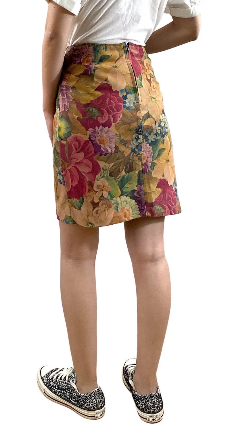 MORGAN AND CO Falda Mini Flores