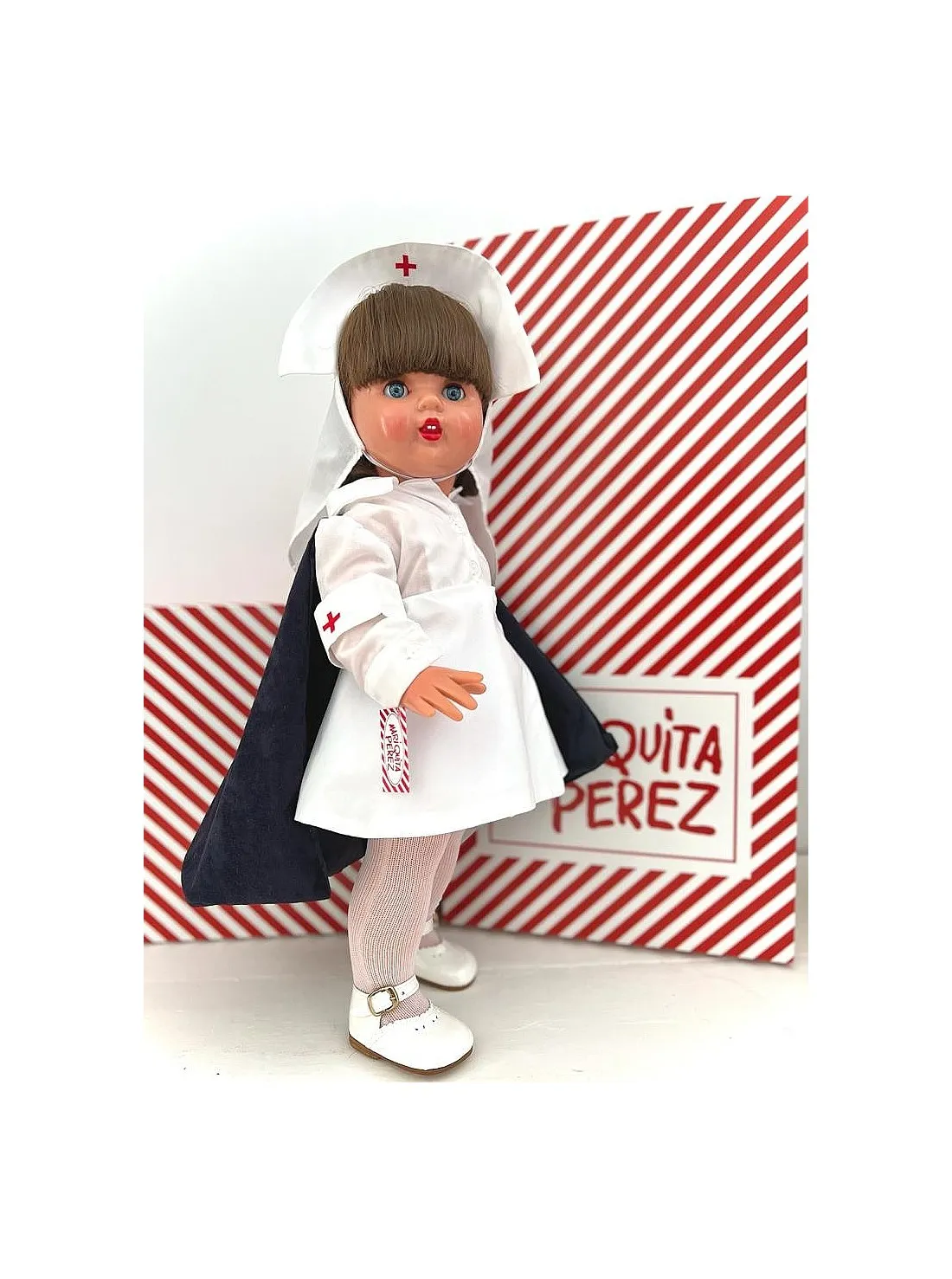 MUñECA MARIQUITA PéREZ ENFERMERA  VINILO 50CM.