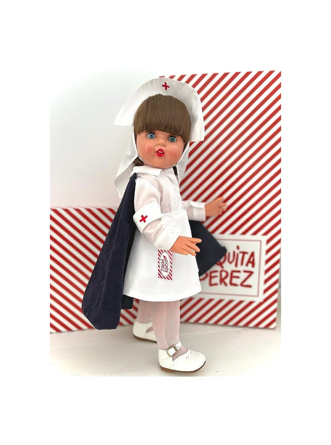 MUñECA MARIQUITA PéREZ ENFERMERA  VINILO 50CM.