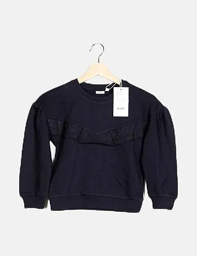 Name it Sudadera azul combinada