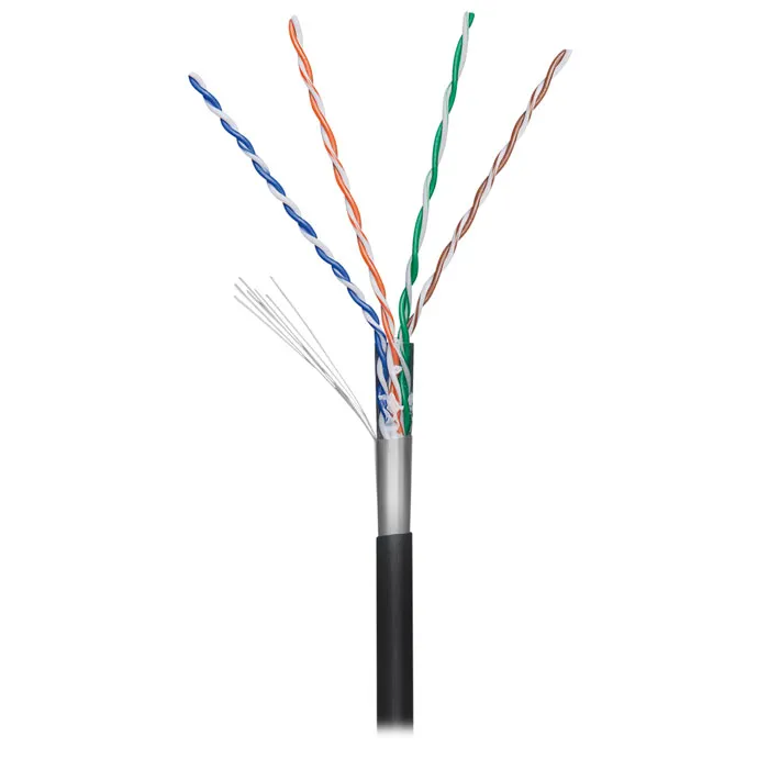 NEDIS CCBGOFTP5BK100 CAT5E F/UTP CABLE DE RED SóLIDO  100M NEGRO