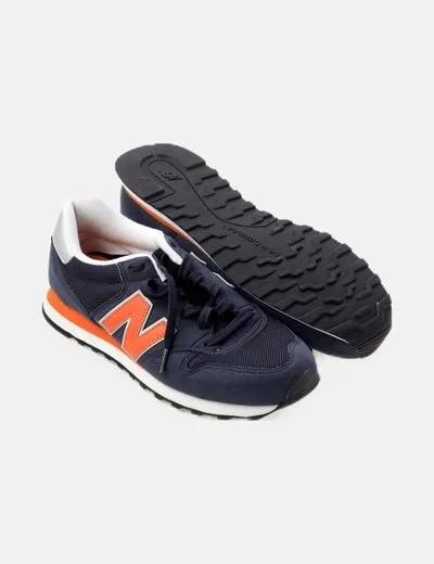 New Balance Zapatilla deportiva azul marino combinada