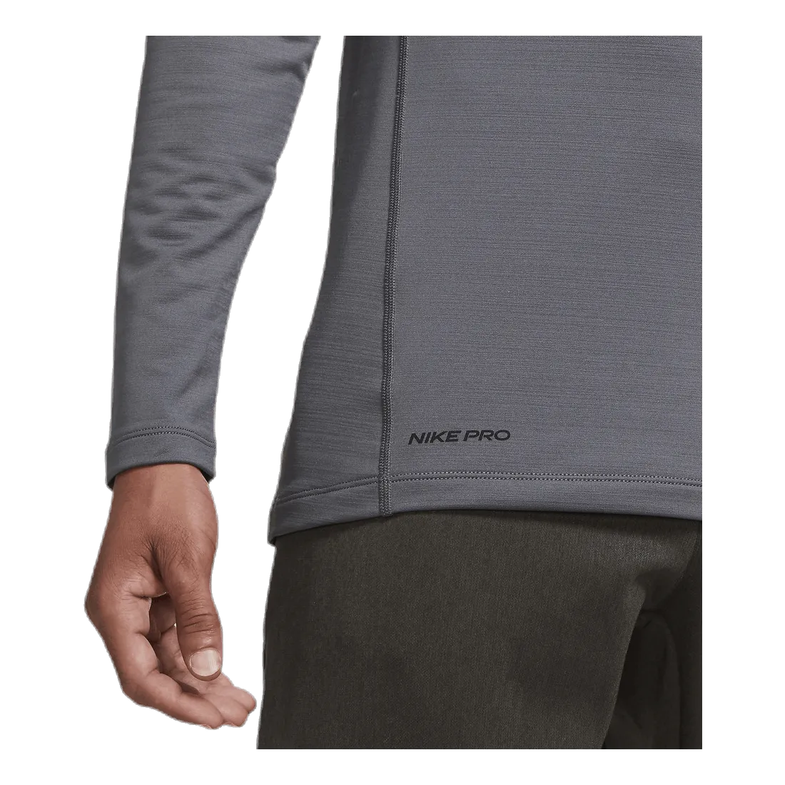 Nike Pro Warm LS Top Black/Grey