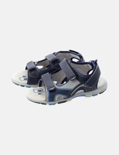 NoName Sandalia azul velcro
