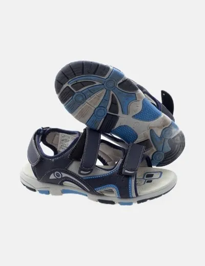 NoName Sandalia azul velcro