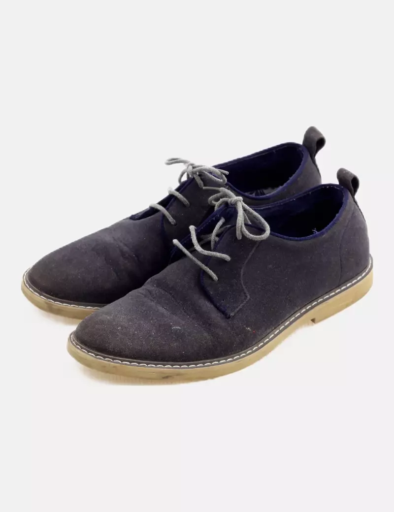 NoName Zapato azul acordonado