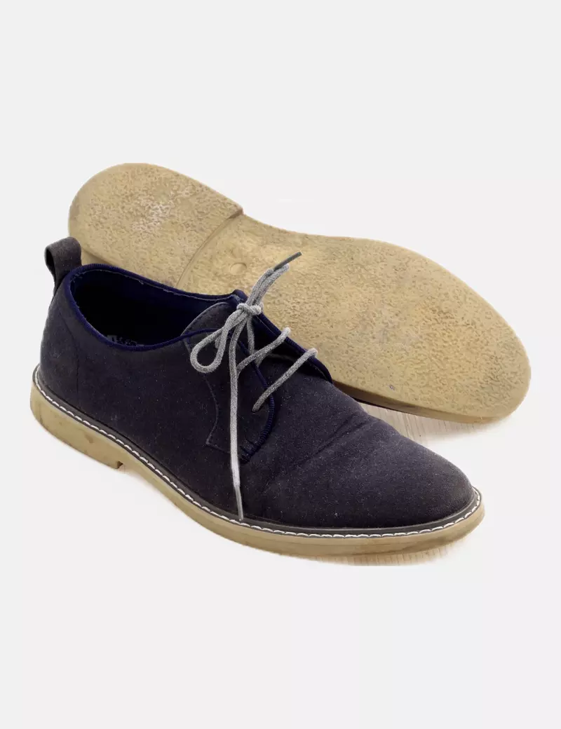 NoName Zapato azul acordonado