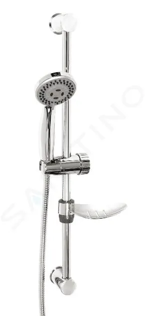 NOVASERVIS CONJUNTOS DE DUCHA  CONJUNTO DE DUCHA, 5 CHORROS, BARRA CON JABONERA Y FLEXO, CROMO KIT03,0
