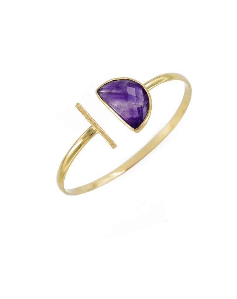 ORIGINALES PULSERAS CON DISEÑO EN PIEDRA AMATISTA