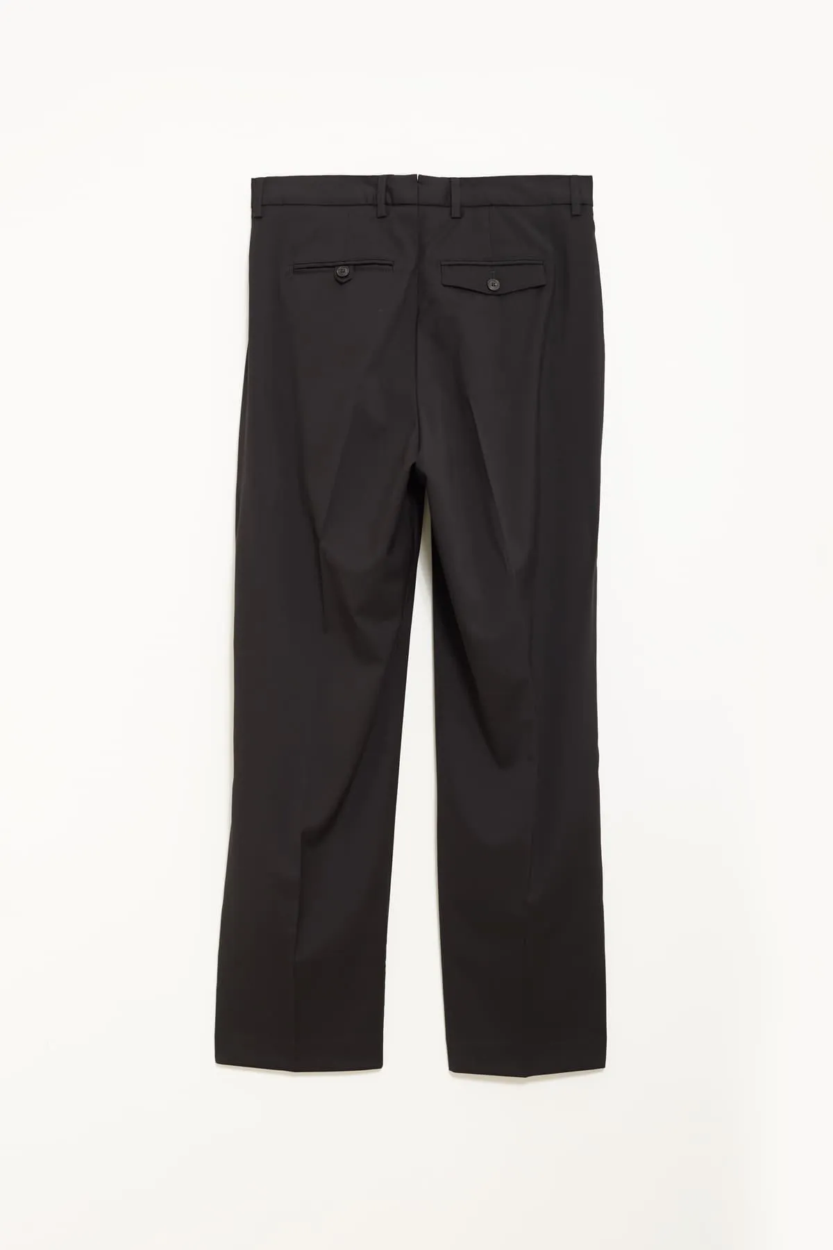 OUR LEGACY BLACK WORSTED CHINO 22 TROUSERS