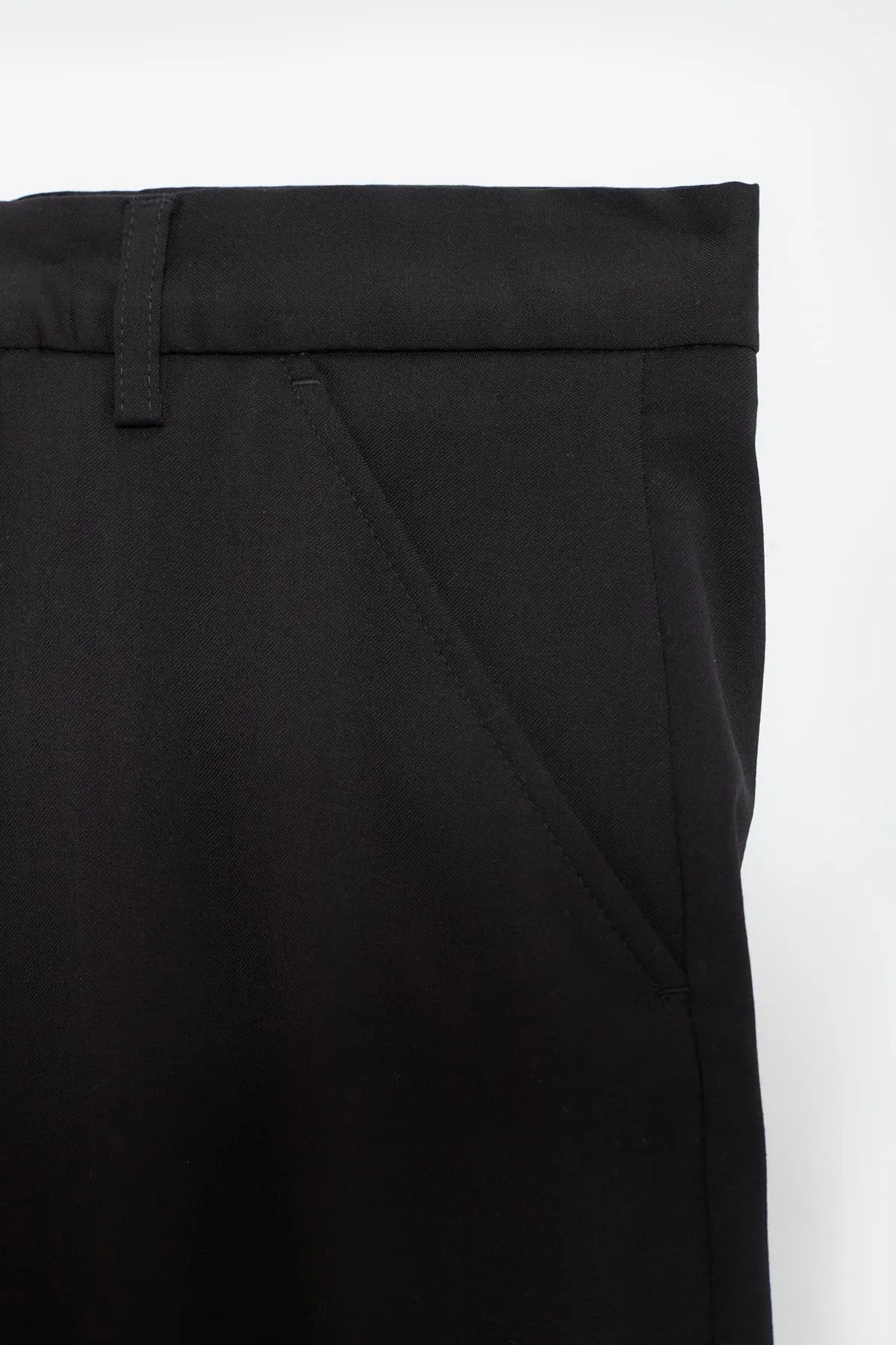 OUR LEGACY BLACK WORSTED CHINO 22 TROUSERS
