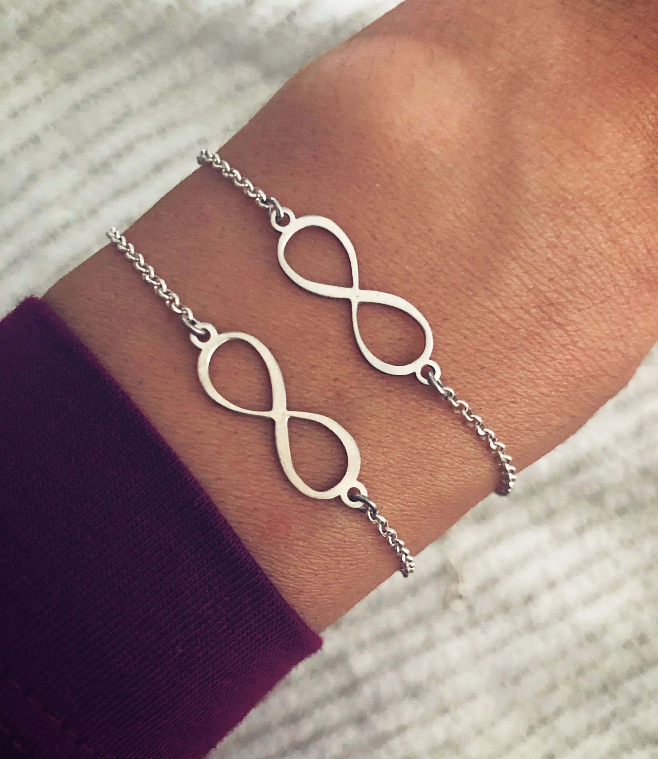 Pack Amistad 2 Pulseras Infinito + ENVÍO GRATIS
