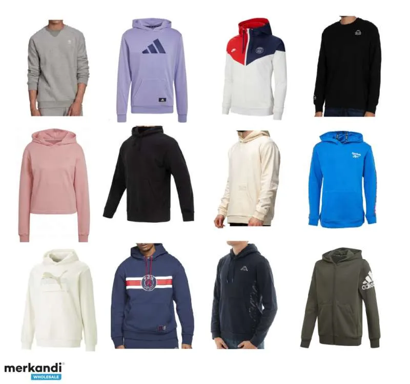 PACK DE SUDADERAS Y CHAQUETAS MIX ADIDAS, PUMA, REEBOK / HOMBRE  MUJER  NIñOS /