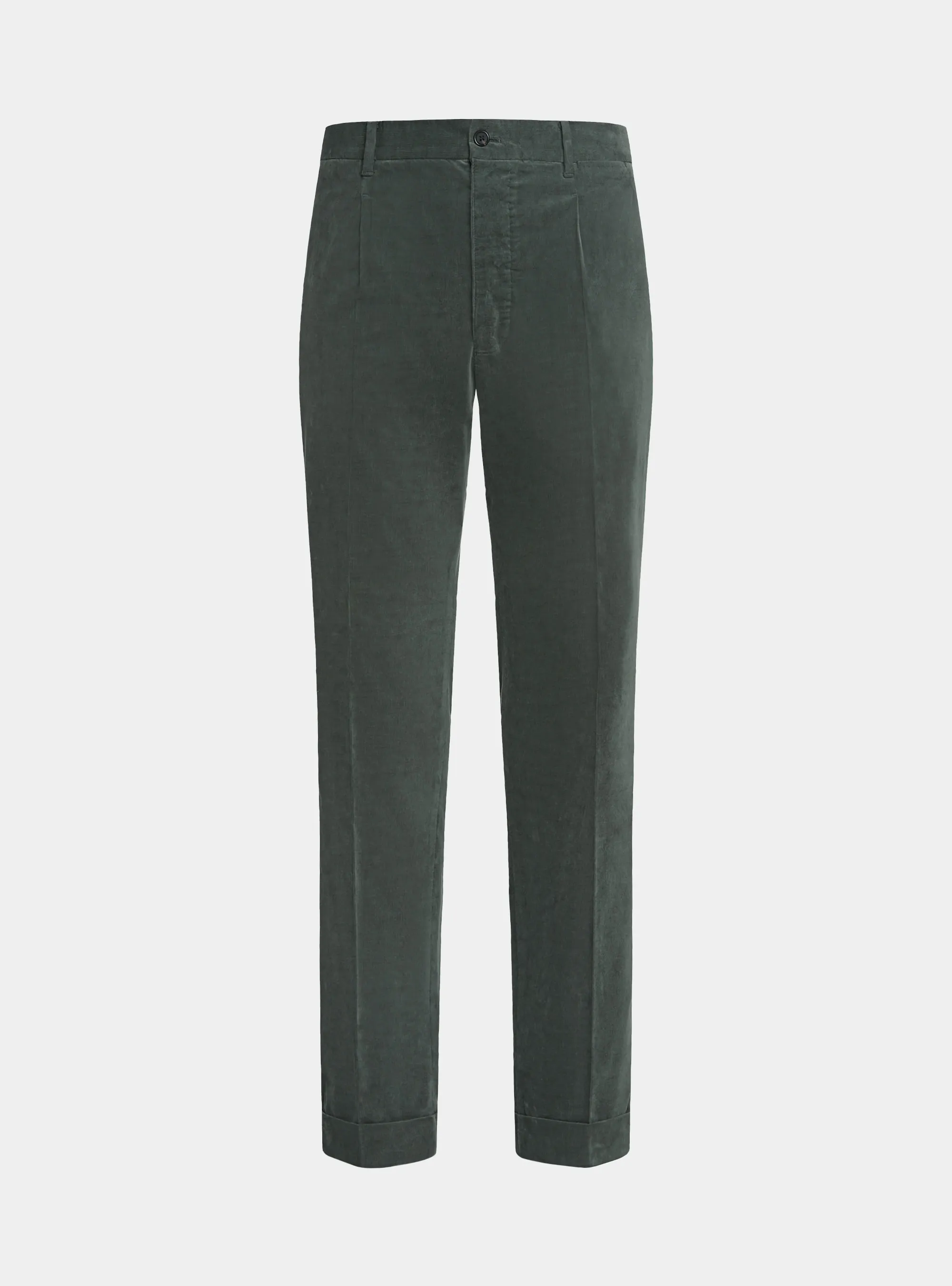 Pantalón elástico de rayas milleraies de terciopelo