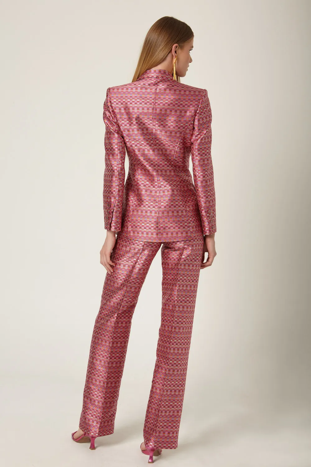 Pantalon Jacquard Fuxia Masavi