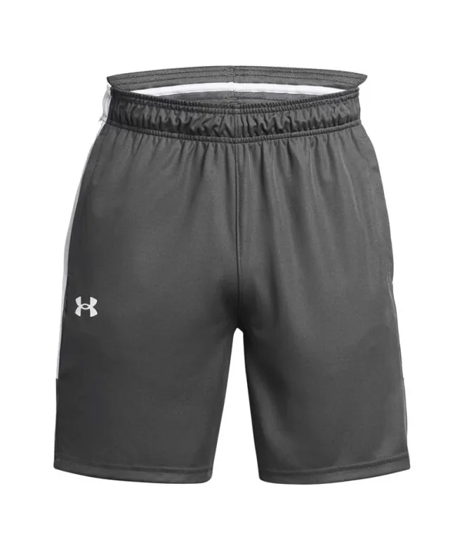 Pantalones de Baloncesto Under Armour Baseline Hombre Gris