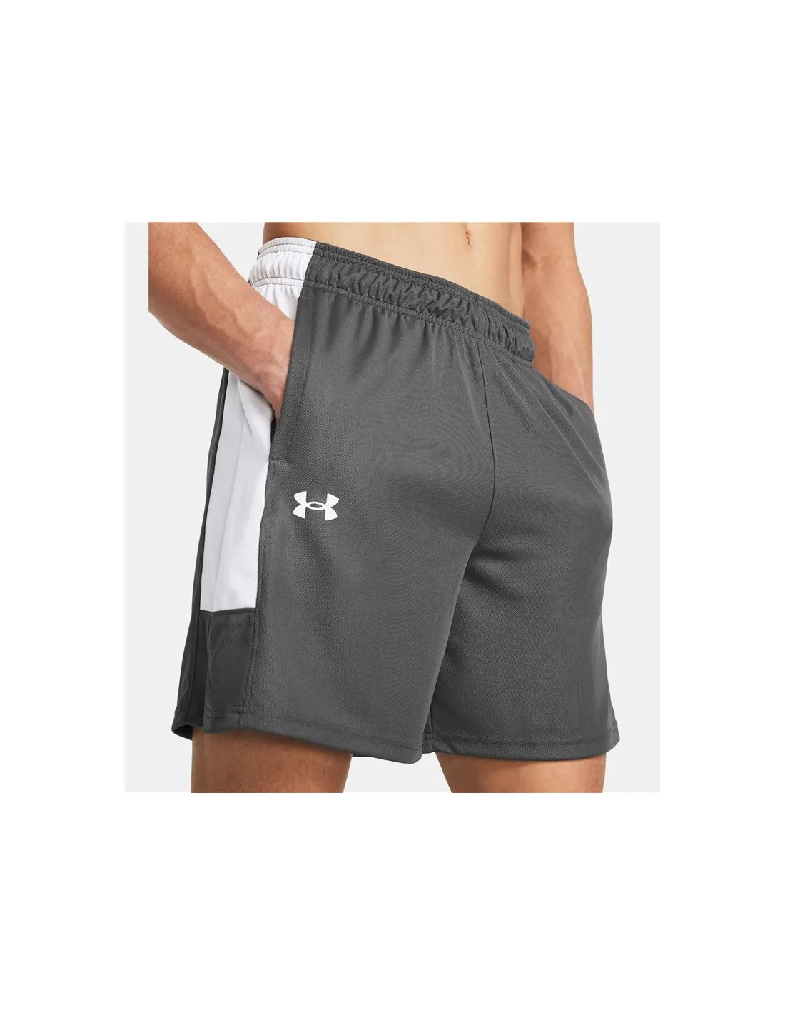 Pantalones de Baloncesto Under Armour Baseline Hombre Gris