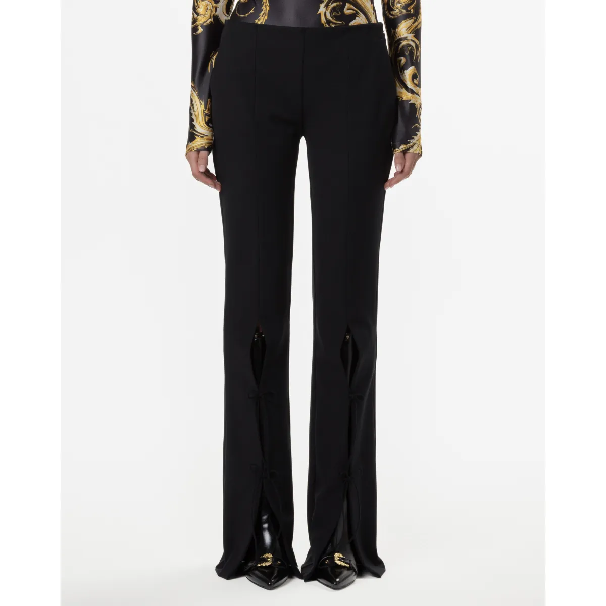 Pantalones Versace Jeans Couture 77HAA115 Negro