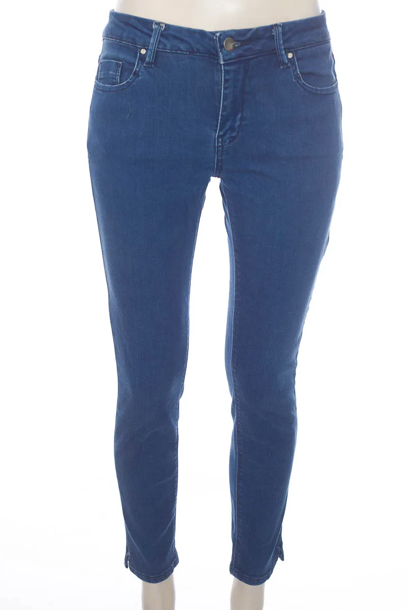 PANTALóN COLOR AZUL  ESPRIT