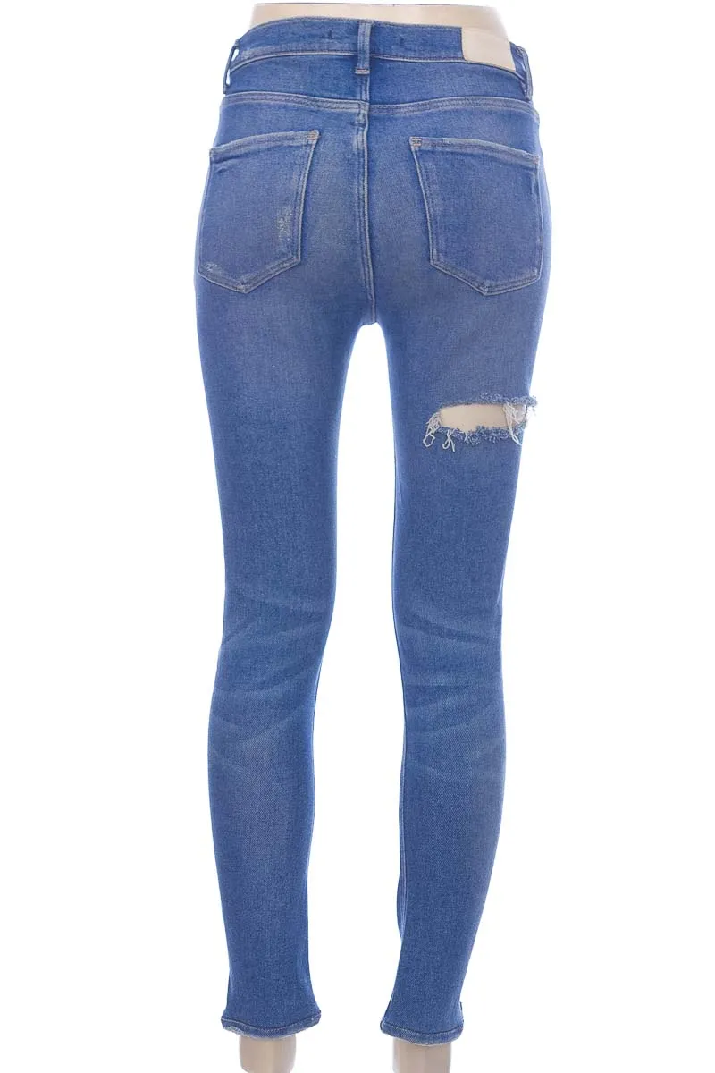 PANTALóN COLOR AZUL  ZARA