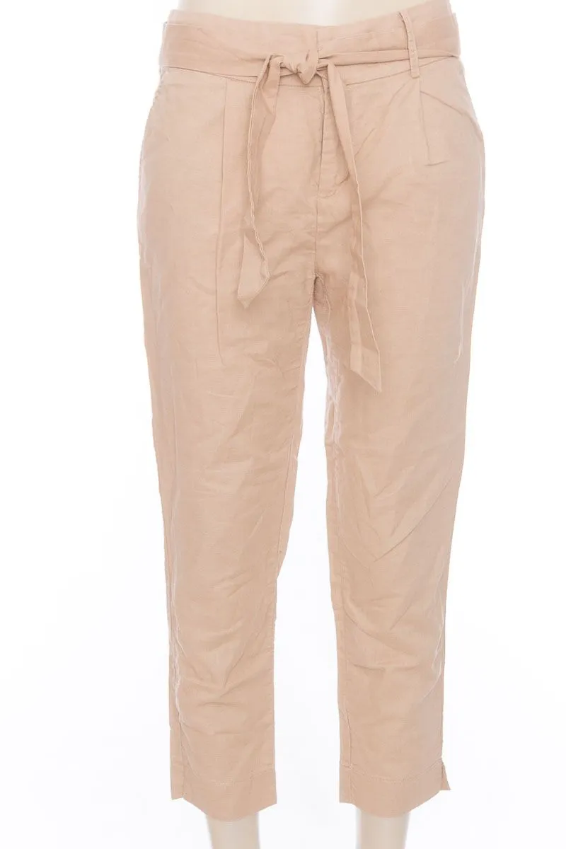 PANTALóN COLOR BEIGE  PUNTO BLANCO