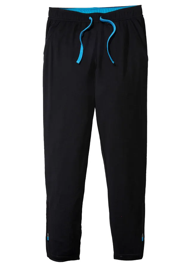 PANTALóN DE DEPORTE DE SECADO RáPIDO Y TRANSPIRABLE PARA NIñO NEGROAZUL
